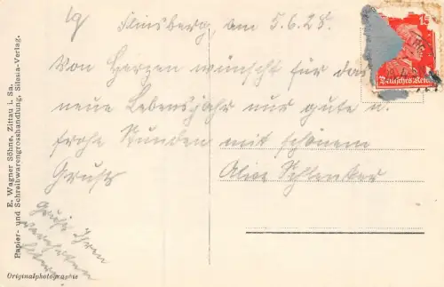 Bad Flinsberg Ansicht Postkarte AK 1928