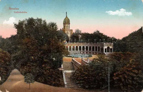 Breslau Liebichshöhe Feldpostkarte 1916