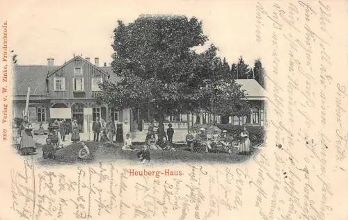 Heuberg-Haus Postkarte AK 1899