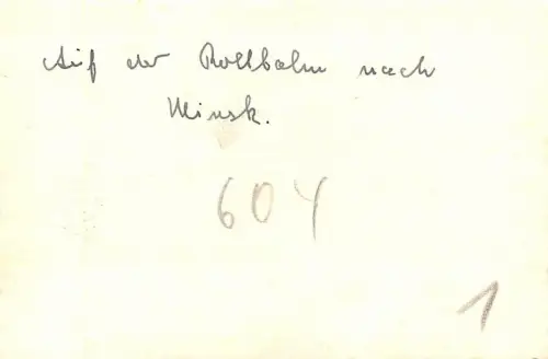 LKW Henschel 33 D1 Rast auf der Rollbahn Minsk Ostfront