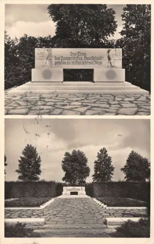 Wilhelmshaven Ehrenfriedhof Niedersachsen Postkarte AK 1941