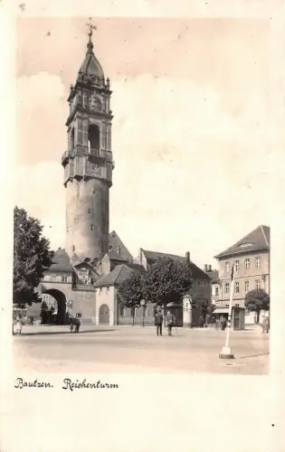 Bautzen Reichenturm Postkarte AK 1943