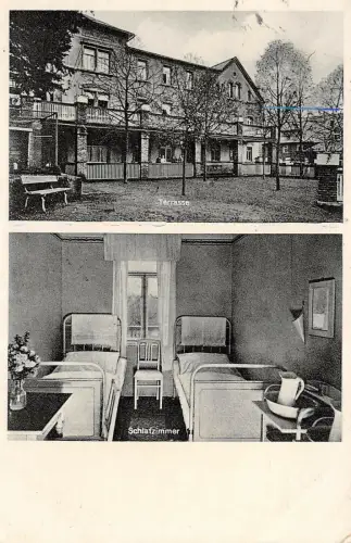 Genesungsheim Tännichtmühle d. Krankenkassenverbandes Freiberg Sa. Postkarte AK