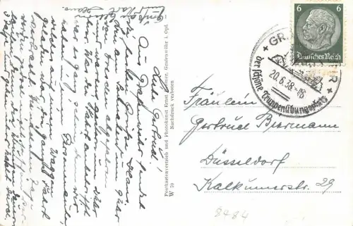 Lager Grafenwöhr Blick vom Wasserturm Wache Postkarte AK 1938