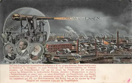 Gruss aus Essen Kruppsche Gussstahlwerk AK