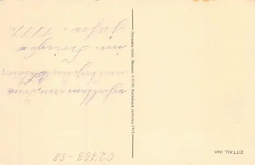 Krematorium in Zittau Sachsen Postkarte