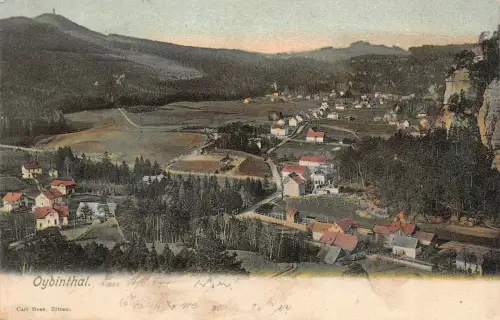 Sommerfrisch Oybinthal Sachsen Postkarte AK 1904