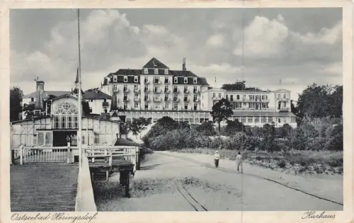 Kurhaus im Ostseebad Heringsdorf Mecklenburg-Vorpommern Postkarten AK 1941