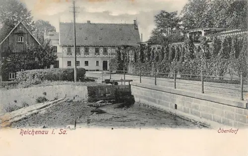 Reichenau in Sachsen Oberdorf Postkarte