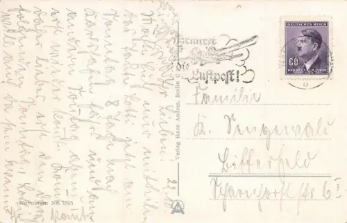 Berlin Ehrenmal Unter den Linden Postkarte AK