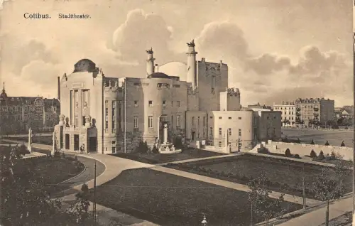 Cottbus Stadttheater AK 1915