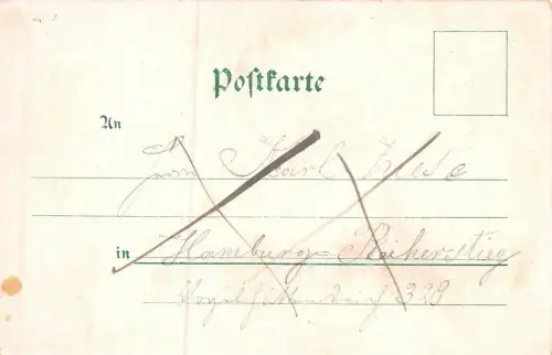 Gruss von der Marine Kaserne Friedrichsort Kgl. Schloss Patriotika Postkarte AK