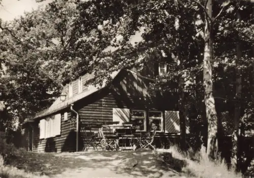 HO-Gaststätte Anton-Günther-Berghaus Kirchberg Sachsen Postkarte AK