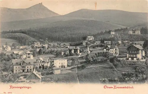 AK Riesengebirge Ober - Krummhübel