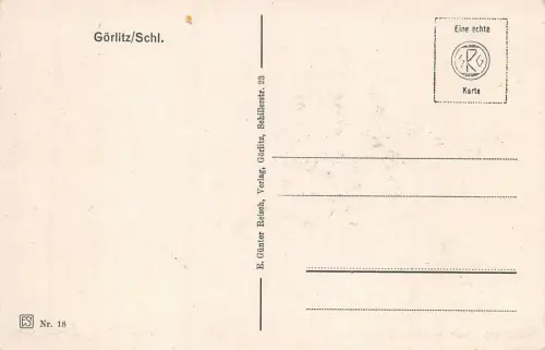 Ruhmeshalle, Hindenburg-Platz und Kirche in Görlitz Sachsen Postkarte AK