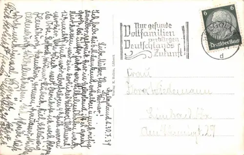 Helgoland Ansicht Postkarte AK 1939