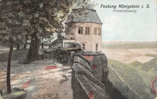 Festung Königstein i. S. Friedrichsburg Postkarte