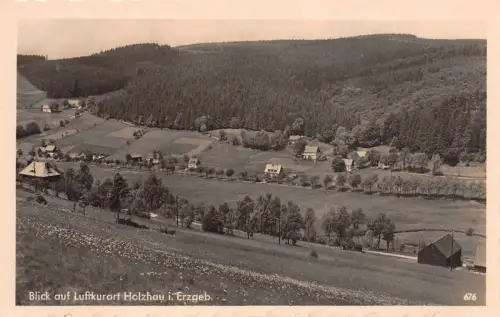 Blick auf Luftkurort Holzhau i. Erzgeb. Postkarte AK 1942