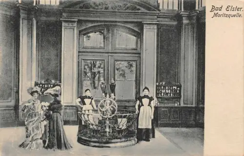 Bad Elster Moritzquelle Postkarte