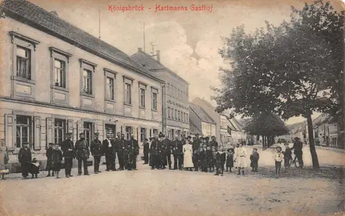 Königsbrück Hartmanns Gasthof Postkarte