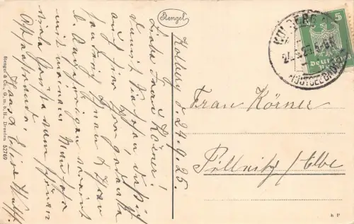 Kolberg Strand Postkarte 1925