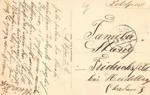 Wetzlar Unteroffizierschule Feldpostkarte 1916