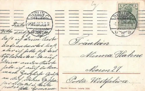 Spittelmarkt mit Straßenbahn in Berlin Postkarte AK 1909