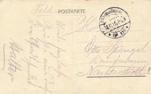 Die Zersprengte Stadtbrücke in Grodno Polen Postkarte AK 1915