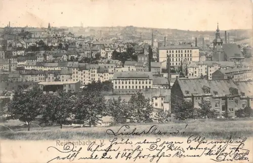 Stadtansicht Reichenbach im Vogtland Sachsen Postkarte AK 1905