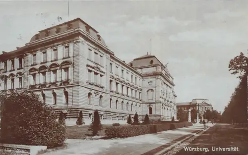 Würzburg Universität Postkarte AK 1927