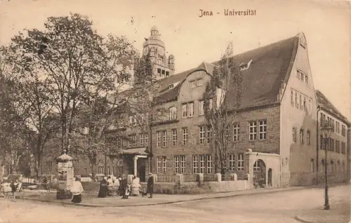 Universität in Jena Thüringen Postkarte AK 1916