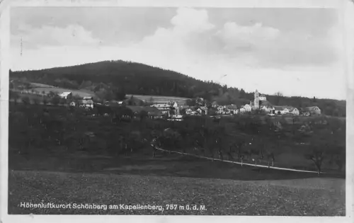 Höhenluftkurort Schönberg am Kapellenberg AK 1931