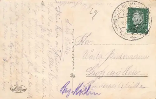 Höhenluftkurort Schönberg am Kapellenberg AK 1931