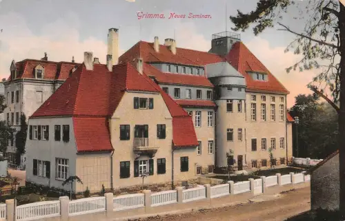 Grimma Neues Seminar Feldpostkarte AK 1916