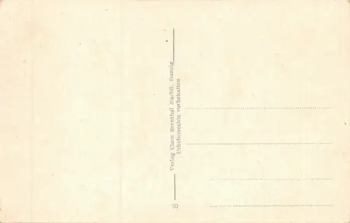 Danzig Marienkirche u. Rathaus Postkarte AK