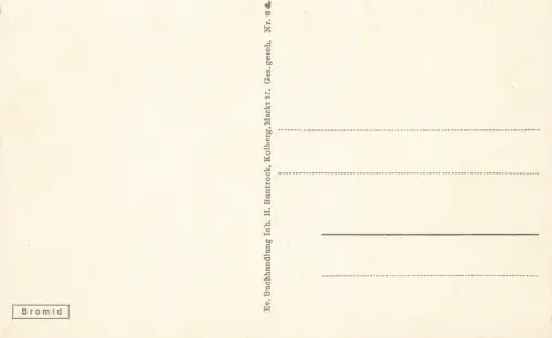 Kinderheilstätte Siloah Ostseebad Kolberg Pommern Postkarte AK