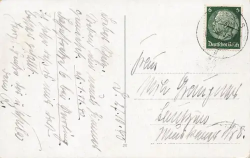 Ansicht Rathaus in Danzig Postkarte AK 1940