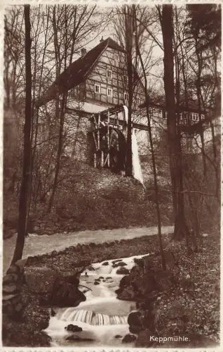 Keppmühle bei Hosterwitz-Pillnitz Dresden Sachsen Postkarte AK