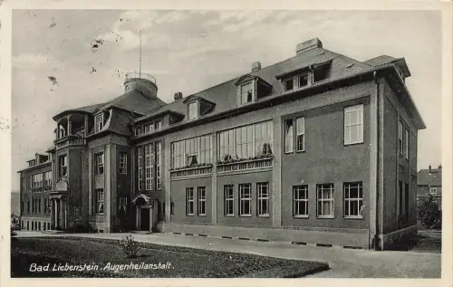 Augenheilanstalt in Bad Liebenstein Thüringen Postkarte AK 1937