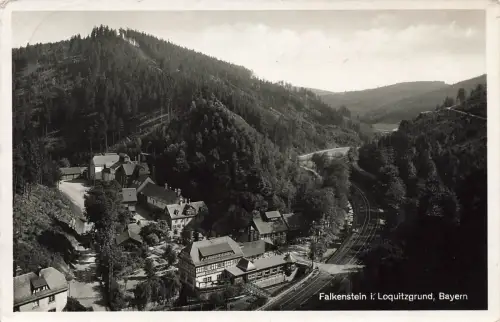 AK Falkenstein i. Loquitzgrund Bayern Postkarte 1935