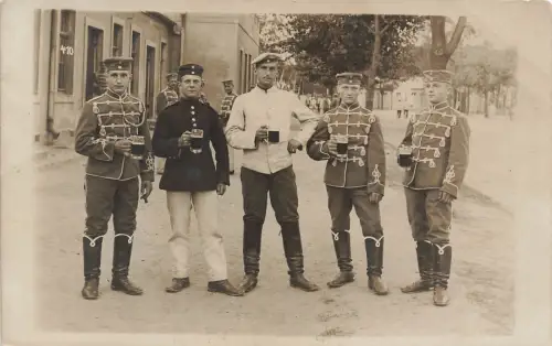 Sächsische Husaren Grimma - Sächsische-Husaren Regt. 19 Bier trinken Zeithain
