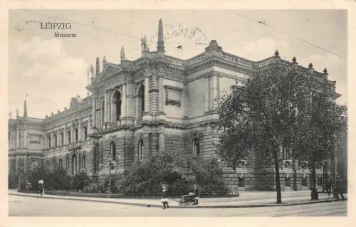 Leipzig Museum Postkarte 1911