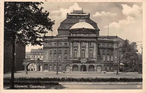 Chemnitz Opernhaus Postkarte 1940