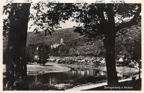 Zwingenberg a. Neckar Baden-Württemberg Postkarte AK 1932
