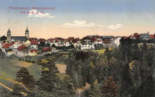 Freudenstadt Höhenluftkurort Baden-Württemberg Postkarte AK 1917