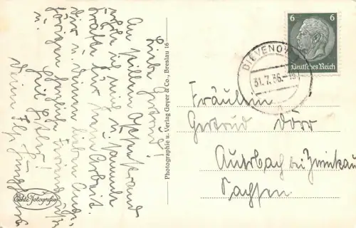 Ostseebad Dievenow Am Bodden Postkarte AK 1936