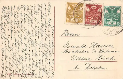 Mariaschein (Bohosudov) Postkarte AK