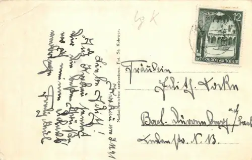 Krakau Tuchhallen u. Rathausturm Postkarte AK 1941