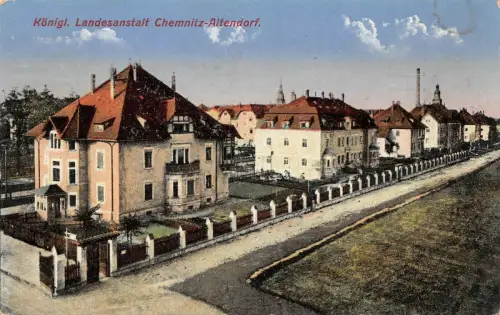 Chemnitz-Altendorf Sachsen Königliche Landesanstalt AK 1916