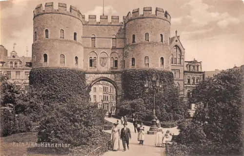 Köln a./Rh. Hahnentor Postkarte AK